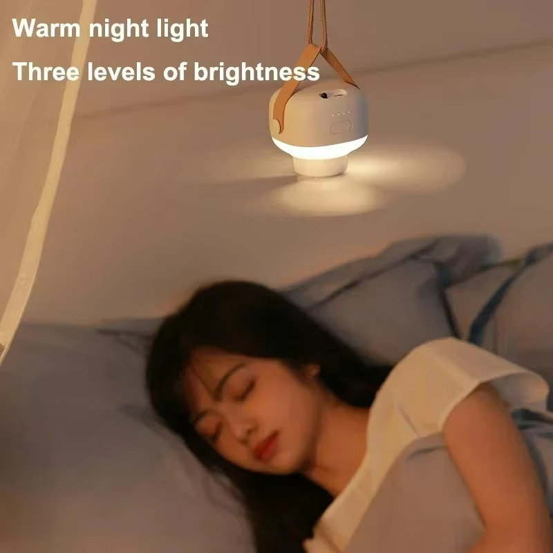 Bærbare udendørs camping loftsventilatorer