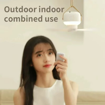 Bærbare udendørs camping loftsventilatorer