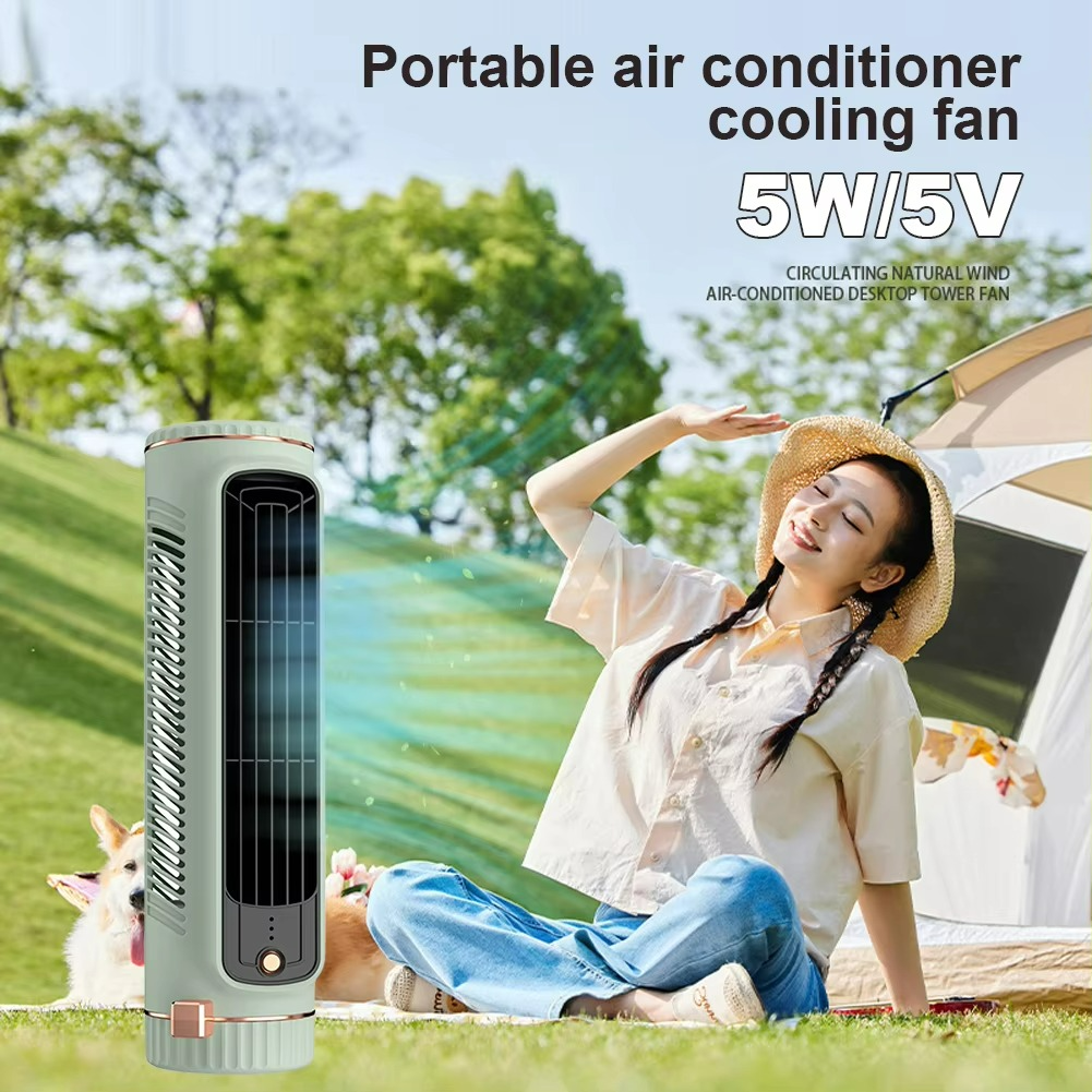 Tower Fan USB Charging Portable Air Conditioner