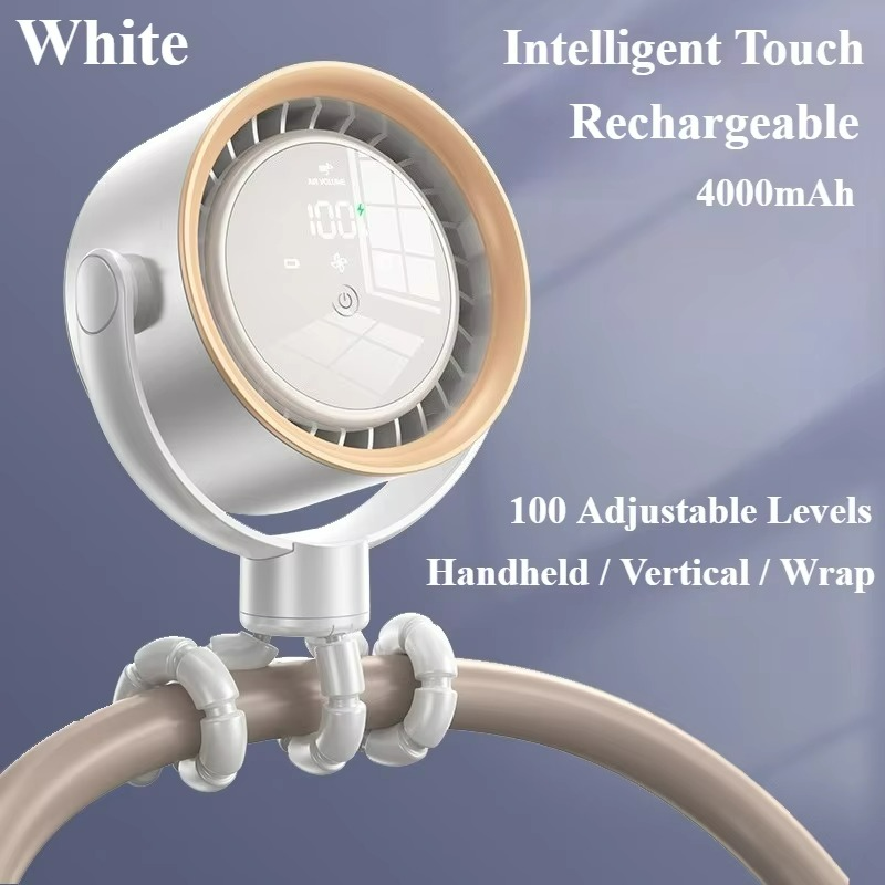 Rechargeable USB Charging Handheld Octopus Fan