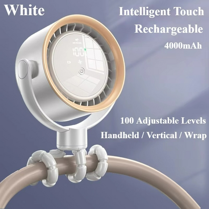 Rechargeable USB Charging Handheld Octopus Fan