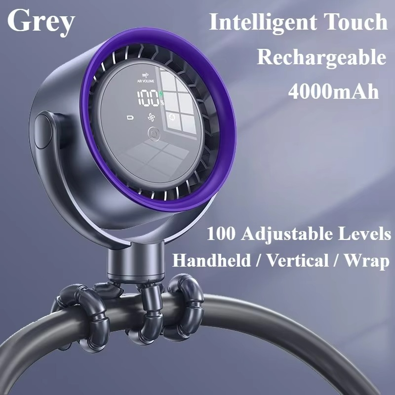 Rechargeable USB Charging Handheld Octopus Fan