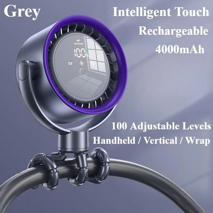 Rechargeable USB Charging Handheld Octopus Fan