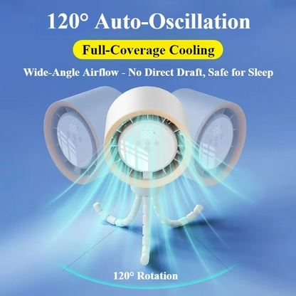 Rechargeable USB Charging Handheld Octopus Fan