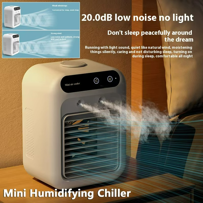 Rechargeable Mini Air Conditioner Portable Water Cooling Fan