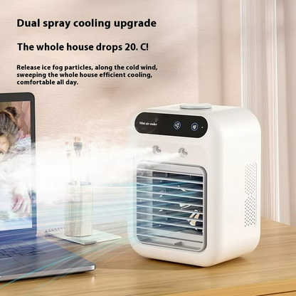 Rechargeable Mini Air Conditioner Portable Water Cooling Fan