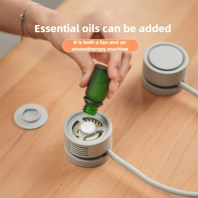 Mini USB Rechargeable Portable Neck Foldable Fan