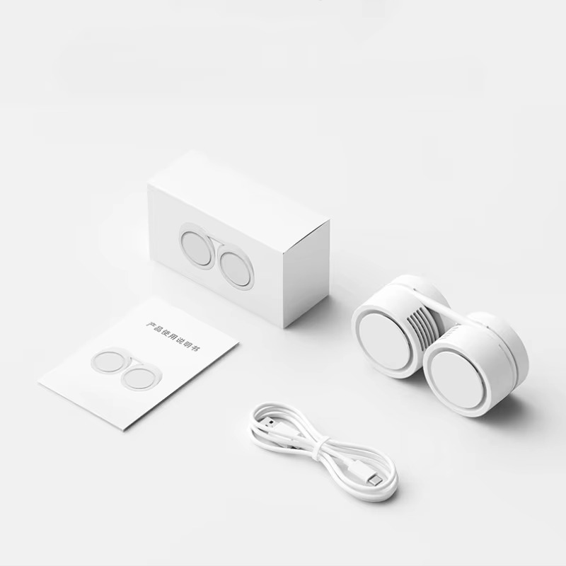 Mini USB Rechargeable Portable Neck Foldable Fan