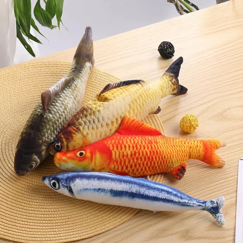 Interactive Dog Toy - Realistic Moving Fish with Motion Sensor, Rechargeable Battery, Safe for All Dogs-3