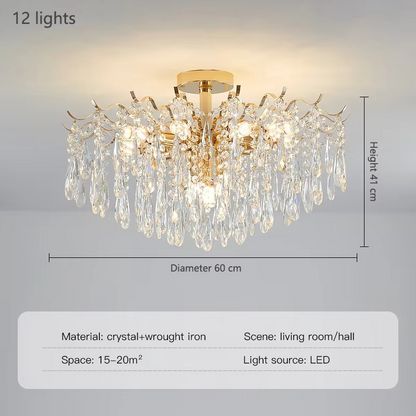 BranchLuxe - Deckenleuchte mit organischem Zweigdesign und warmem Glühen