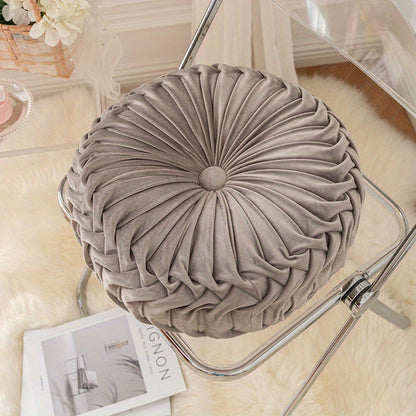 VelvetGlow - Coussin Rond Doux pour Espaces Confortables