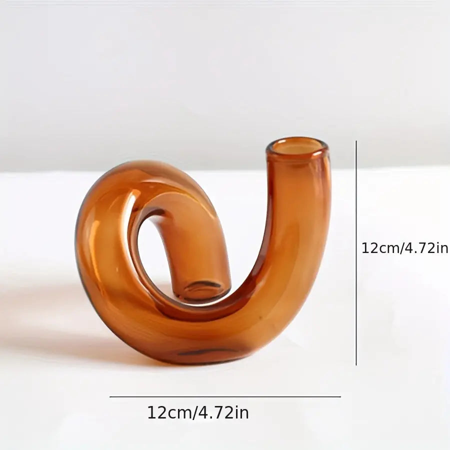 TimelessGlow - Fußvase aus Glas