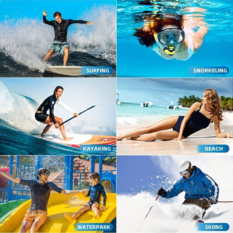 Waterproof Phone Pouch with Neck Strap for Beach and Travel – Durable PVC Smartphone Case for 20-32 cm Devices-6