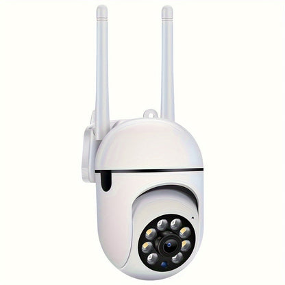 Smart Wireless Security Camera with 1080p HD Resolution, Color Night Vision, Two-Way Audio, Indoor/Outdoor Use-1
