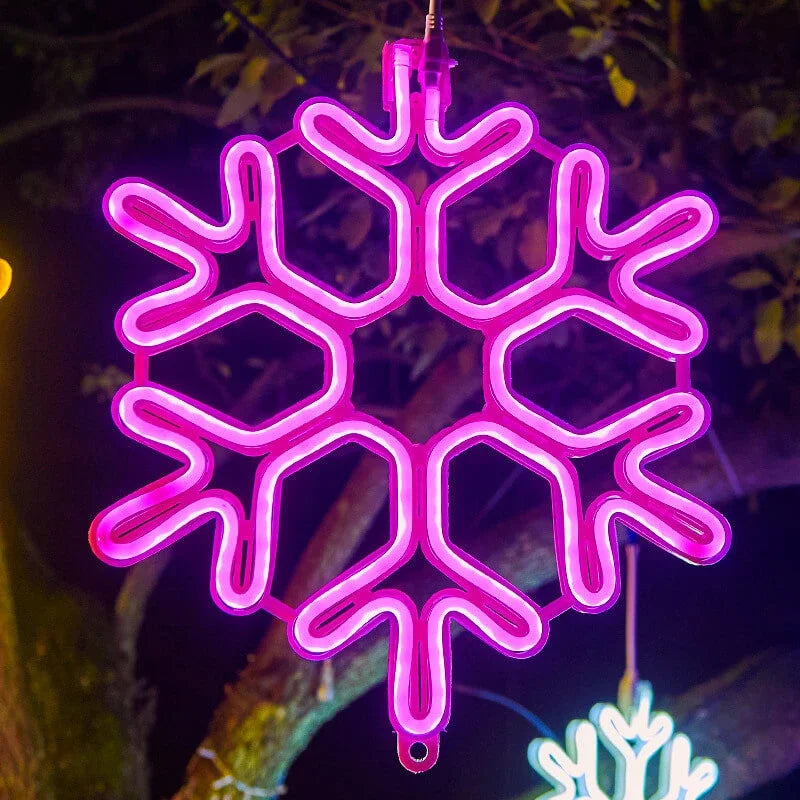 Elegant Snowflake LED Lights - Weather Resistant, Energy Efficient, Indoor/Outdoor Decor-6