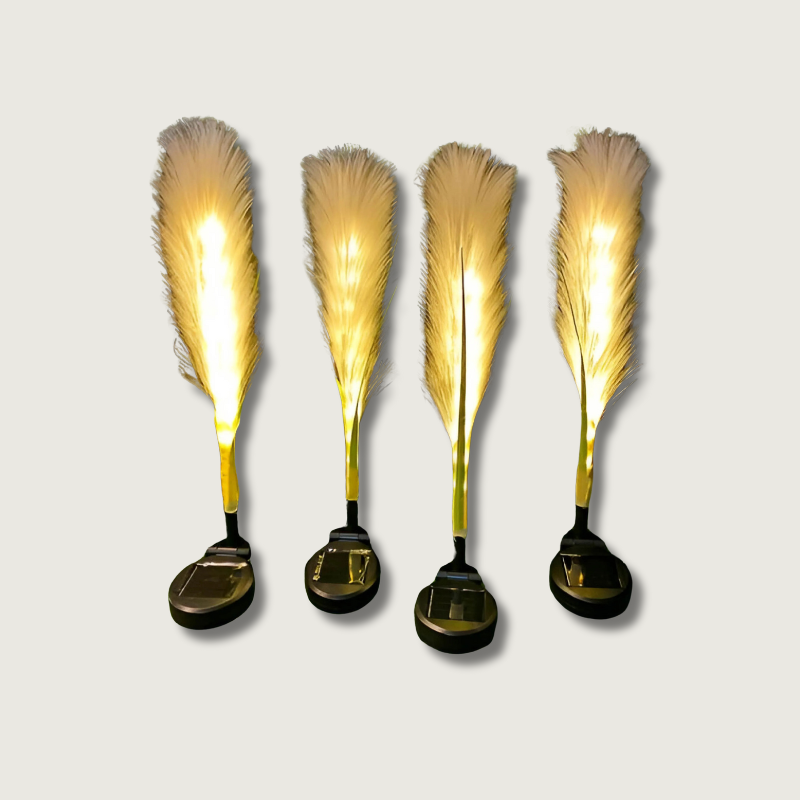 EcoGlo – Sustainable Solar Reed Lamp