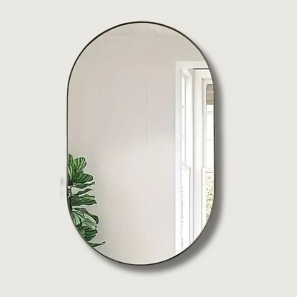 MirrorLuxe - Elegant Oval Reflection