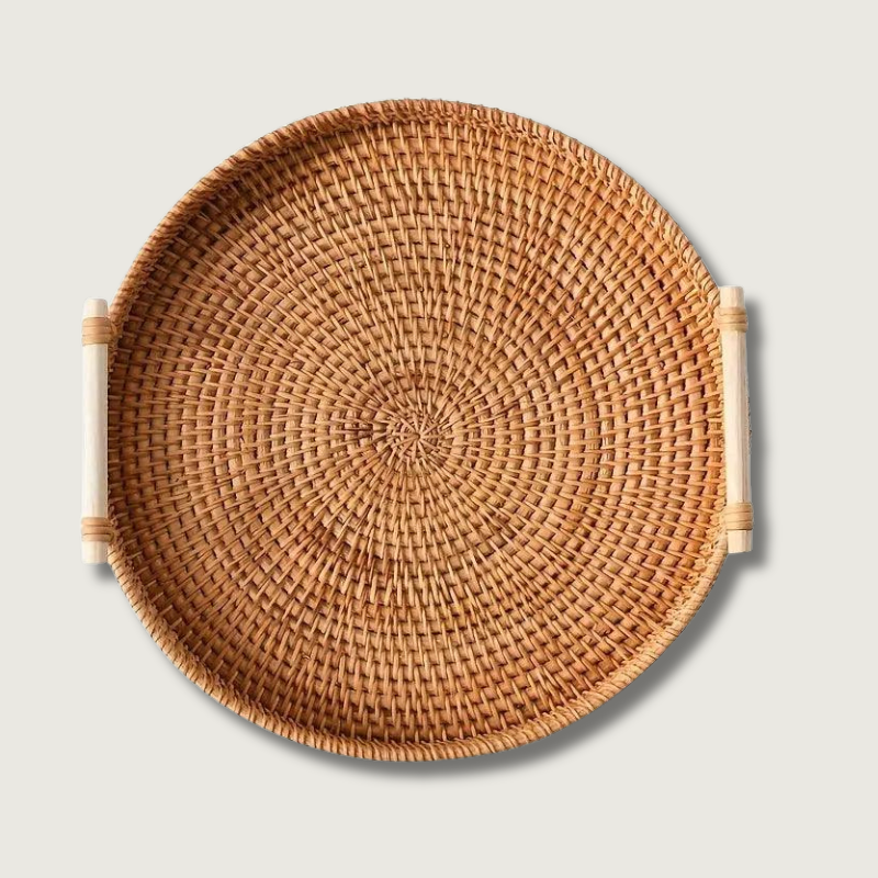 EcoRiva - Woven Rattan Serving Tray