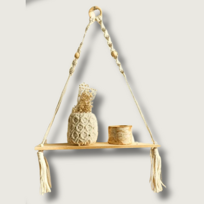 BohoString - Makrama Drewniana Ścienna