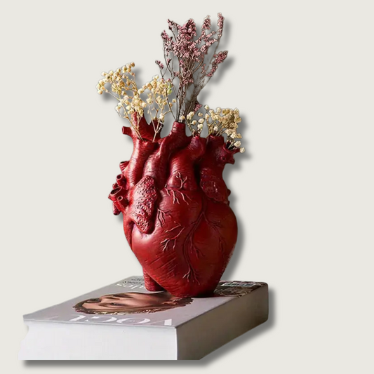 HeartGlow - Ceramic Heart Vase
