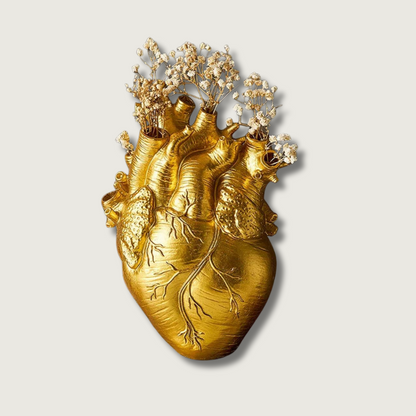 LoveAura - Ceramic Heart-Shaped Vase