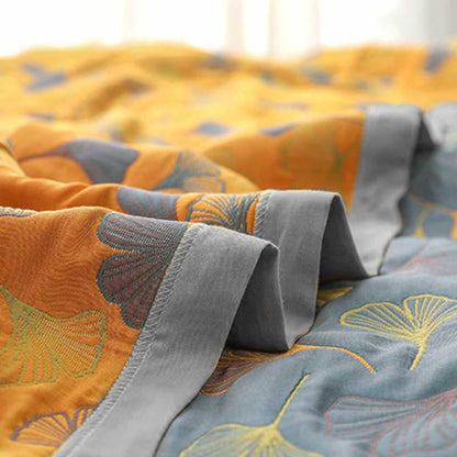 LeafNest - Soft Cotton Bed Linen with Leaf Motif