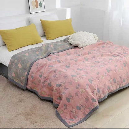 LeafNest - Soft Cotton Bed Linen with Leaf Motif