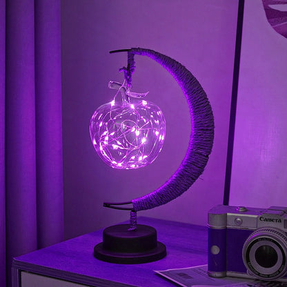 GlowLuna - Warm Glass Lunar Lamp