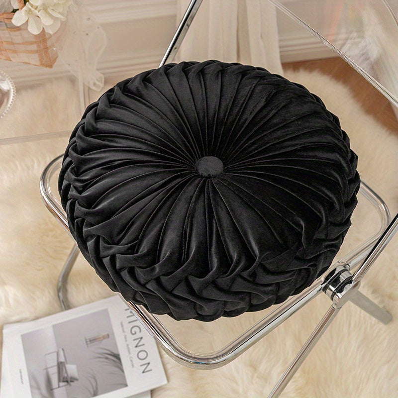 VelvetGlow - Coussin Rond Doux pour Espaces Confortables
