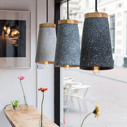 UrbanAura – Lampada a sospensione in cemento elegante