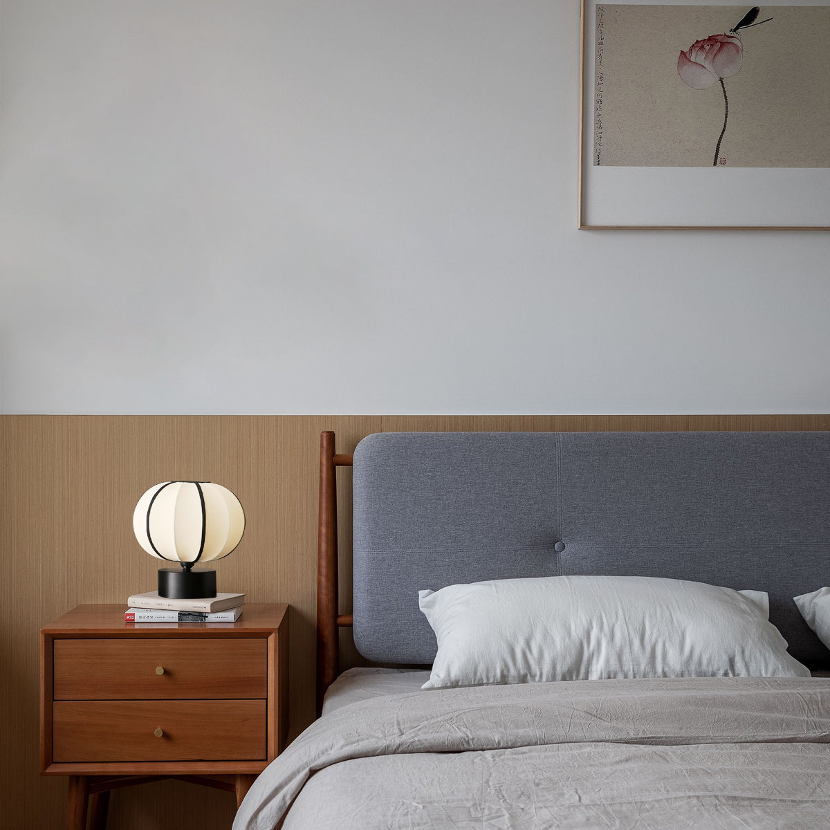 GlowEllos - Lámpara contemporánea con iluminación suave y cálida