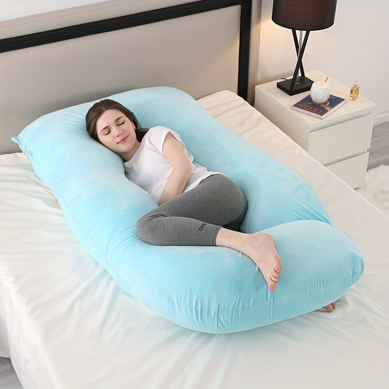 MaternityEase - J-Shaped Pillow for Pregnant Moms
