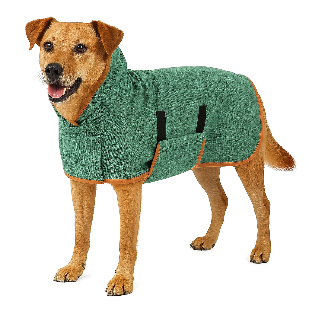 Variant image for Dog Towel Robe for Dogs – Fast-Drying Adjustable Dog Dressing Gown, Comfortable and Stylish Bathrobe for All Sizes-6