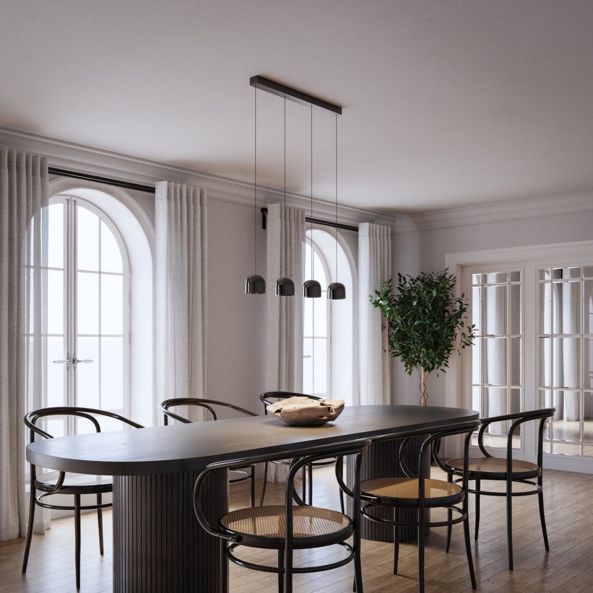 GlowArc - Lámpara Colgante LED Cálida