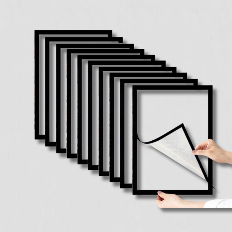 SnapMag - Cadres Magnétiques A4 Stylés pour Photos