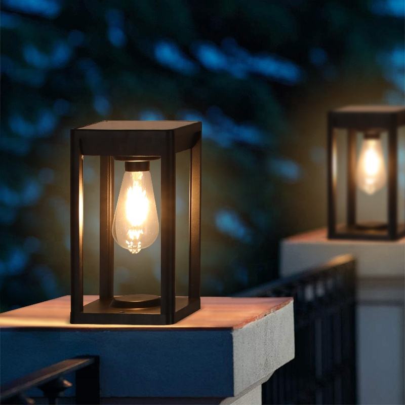 PillarGlow - Energy-Saving Solar Outdoor Lamp