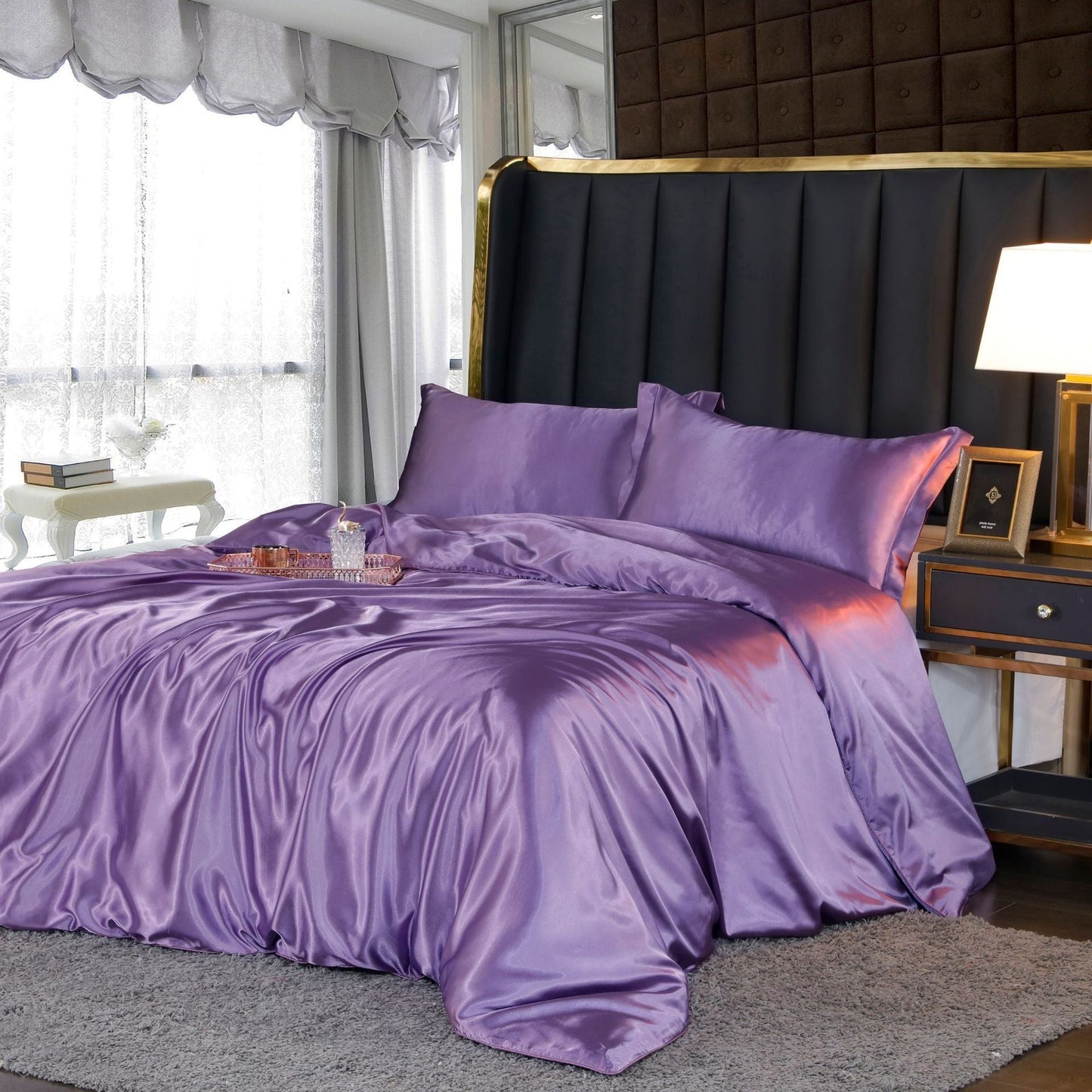 SilkAura - 4-Piece Silk Luxury Bedding