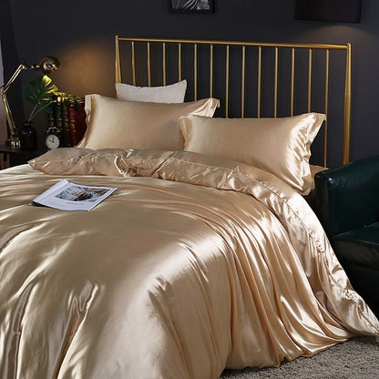SilkAura - 4-Piece Silk Luxury Bedding