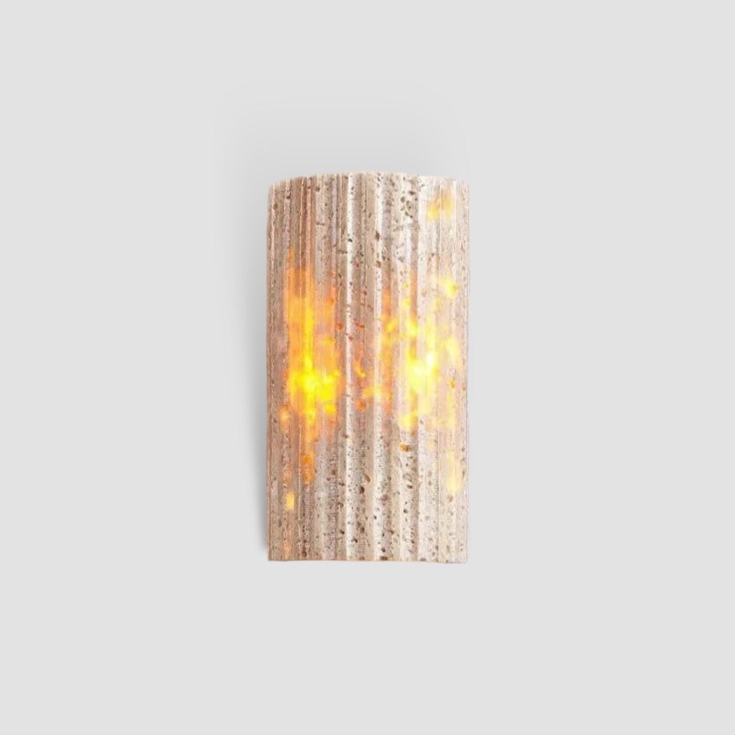 TravertineLuxe – Travertine Wall Lamp for Elegant Interiors