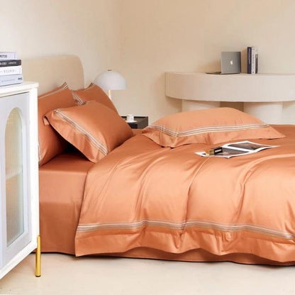 AmberGlow - Egyptian Cotton Duvet Cover Set