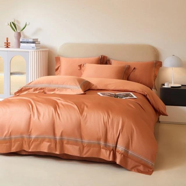 AmberGlow - Egyptian Cotton Duvet Cover Set