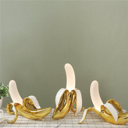 GoldenBanana - Lámpara de mesa Art Deco elegante