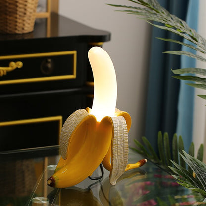 GoldenBanana - Lámpara de mesa Art Deco elegante