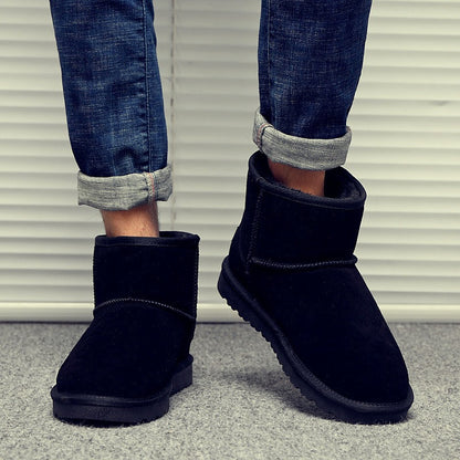 Damen Ultra Mini Plateau-Stiefel – Gemütliche braune Knöchelstiefel mit warmem Fellfutter für den Winter