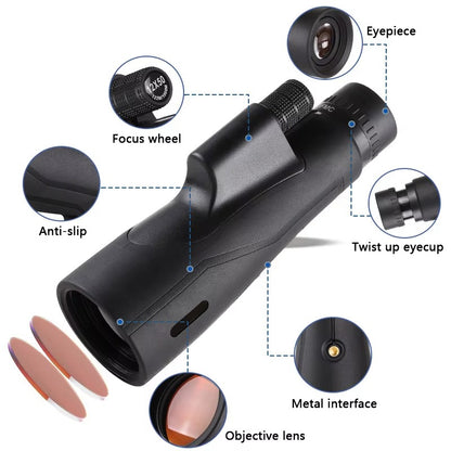 SkyZoom | Portable High-Resolution Monocular Telescope