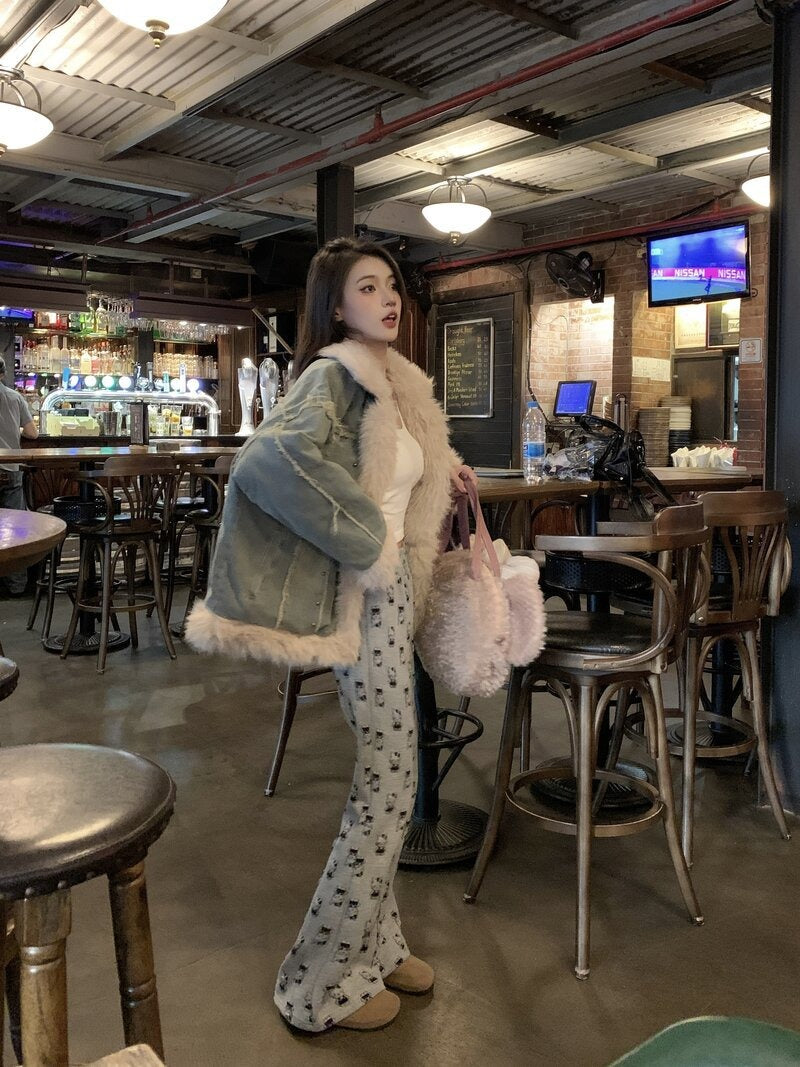 Delilah | Women's Modern Denim Down Winter Jacket