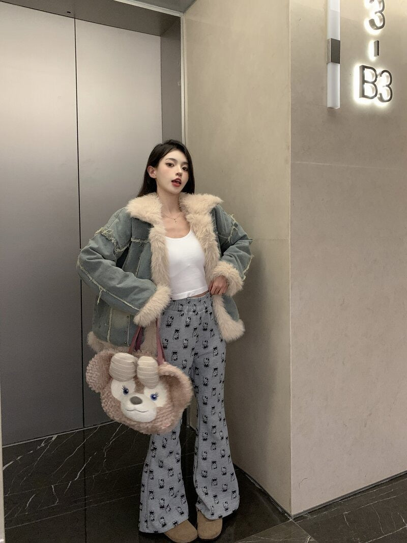 Delilah | Women's Modern Denim Down Winter Jacket