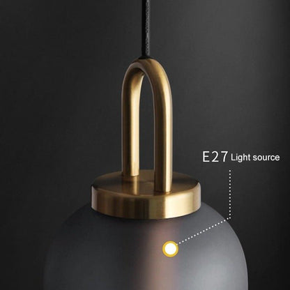 LumiGlaze - Elegant Glaslampe til Moderne Atmosfære