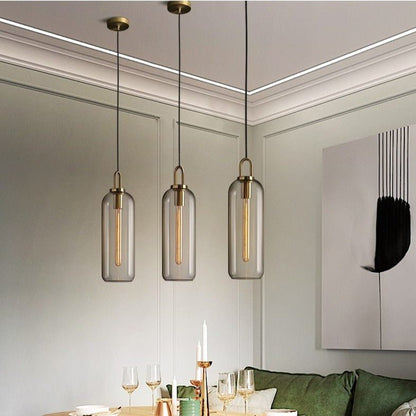 LumiGlaze - Elegant Glaslampe til Moderne Atmosfære