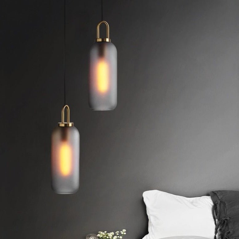 LumiGlaze - Elegant Glaslampe til Moderne Atmosfære